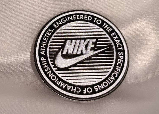 Logo Nike tròn in nổi TPU 3M Nhãn phản quang cho quần bó sát