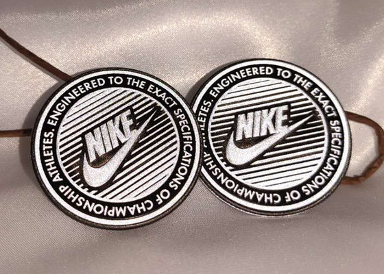 Logo Nike tròn in nổi TPU 3M Nhãn phản quang cho quần bó sát