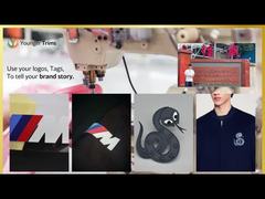 0.8mm dày TPU xuyên suốt in nhãn với logo silicone tùy chỉnh