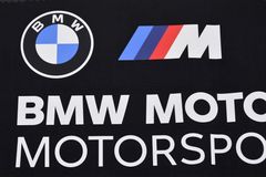 Miếng vá logo cao su tùy chỉnh dập nổi BMW PVC cho mũ