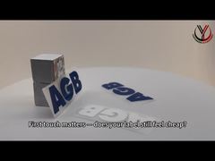 Nhãn truyền nhiệt silicon 3 màu tùy chỉnh 3,5cm cho quần áo