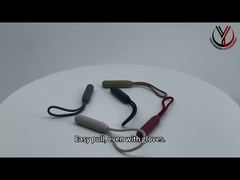 Cận cảnh: Đầu kéo khóa nhựa TPU OEM 4 phối màu 56*8mm Đầu kéo cao su