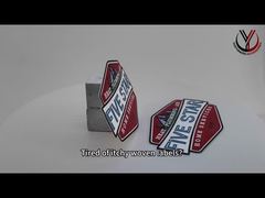 Cận cảnh: Nhãn in TPU trong suốt dày 0.8mm Logo silicon tùy chỉnh