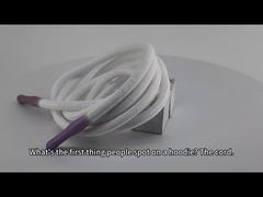 Dây rút đàn hồi tùy chỉnh có thể tái tạo màu đen rỗng với đầu silicon in lụa thả cho bạn