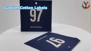 Nhãn bông tùy chỉnh cho thương hiệu của bạn