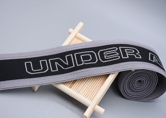 Dây đàn hồi Jacquard hai mặt có in dải silicon trong suốt không trơn trượt