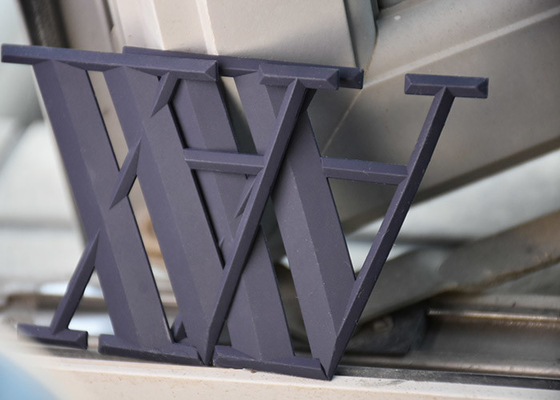 Logo 3D Silicon In nhãn hàng may mặc Chữ cao su truyền nhiệt