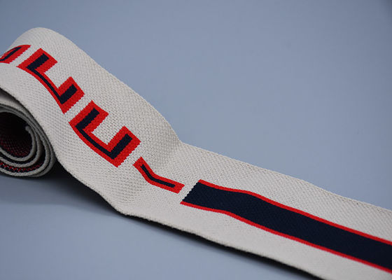 Quần áo Dây thun Jacquard tùy chỉnh với logo một bên