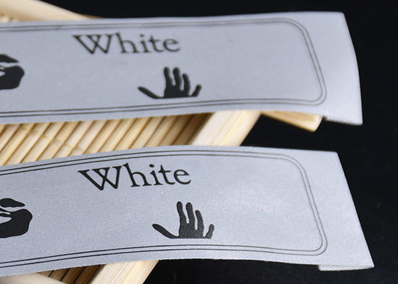 Quần áo Nhãn phản quang 3M tùy chỉnh được in với biểu tượng mực đen