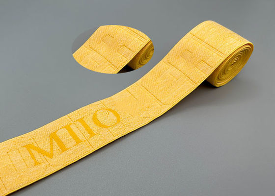 Kết thúc chu kỳ Dây thun Jacquard lỏng 35mm tùy chỉnh cho quần áo