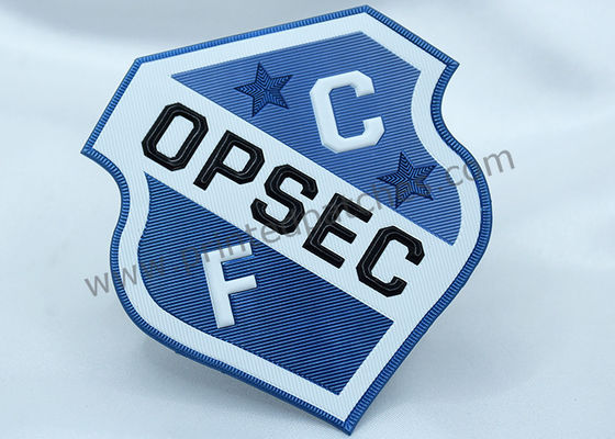 3 Bản vá Vinyl chuyển nhiệt Colorway Huy hiệu ép nhiệt TPU mềm Phù hiệu 3D nâng lên