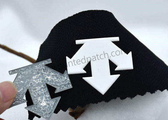 Nhãn quần áo truyền nhiệt silicone OEM 3D Chứng nhận OEKO-TEX